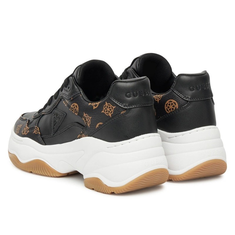 Παπούτσια γυναικεία Happyy3 Logo Black Guess