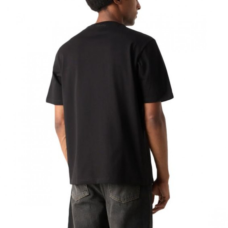 Μπλούζα με κοντό μανίκι regular fit skull print Black Antony Morato