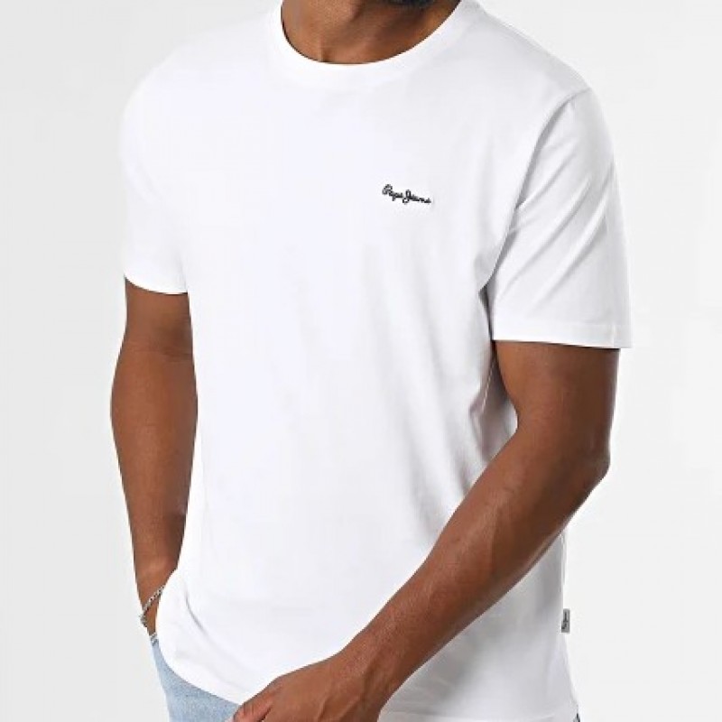 Μπλούζα με κοντό μανίκι Contrast Connor White Pepe Jeans