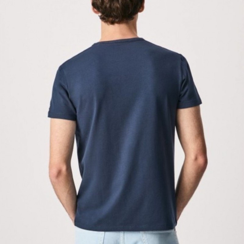 T-shirt original basic blue Pepe jeans