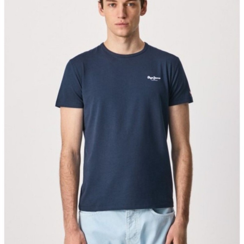 T-shirt original basic blue Pepe jeans