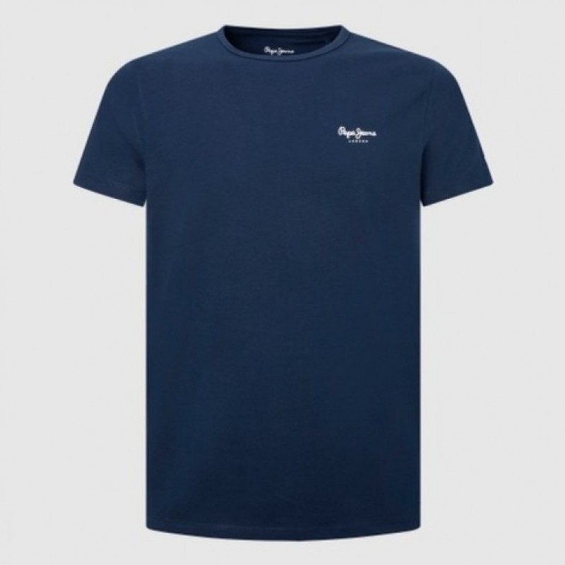 T-shirt original basic blue Pepe jeans