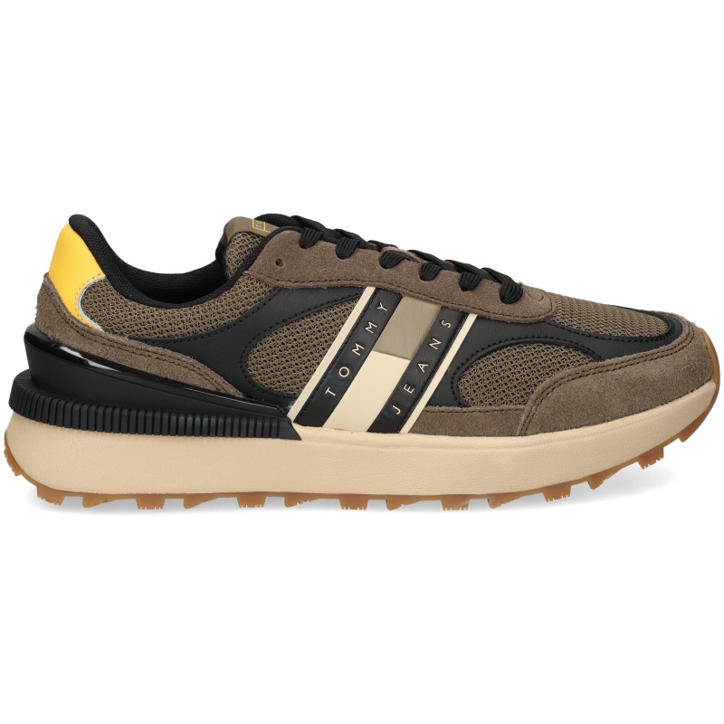 Sneakers men technical runner Brown Tommy jeans