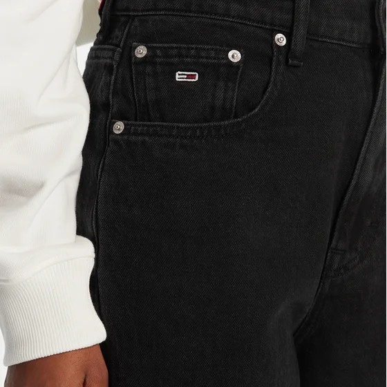 Pants jeans mom Uhr Trp AI4185 black Tommy Jeans