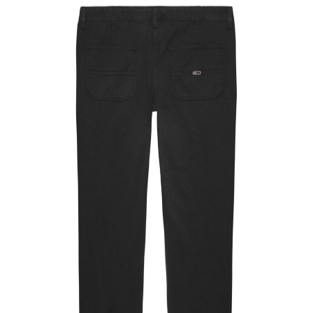 Παντελόνι regular chino μαύρο Tommy jeans