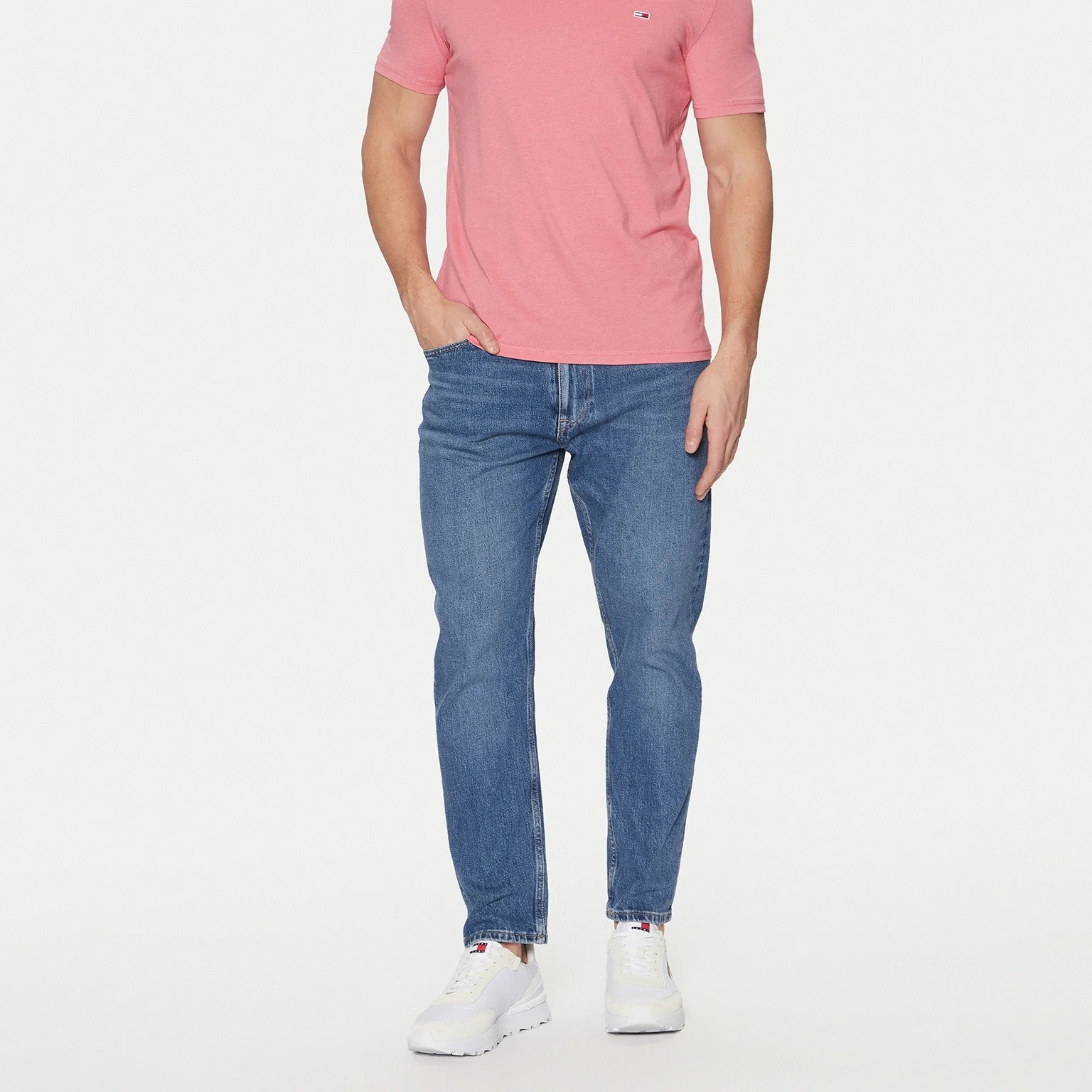 Παντελόνι τζιν Dad Regular Tapered CH0130 Denim Medium Tommy Jeans
