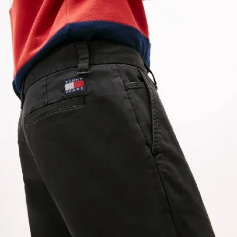 Παντελόνι Chino Scanton Black Tommy jeans