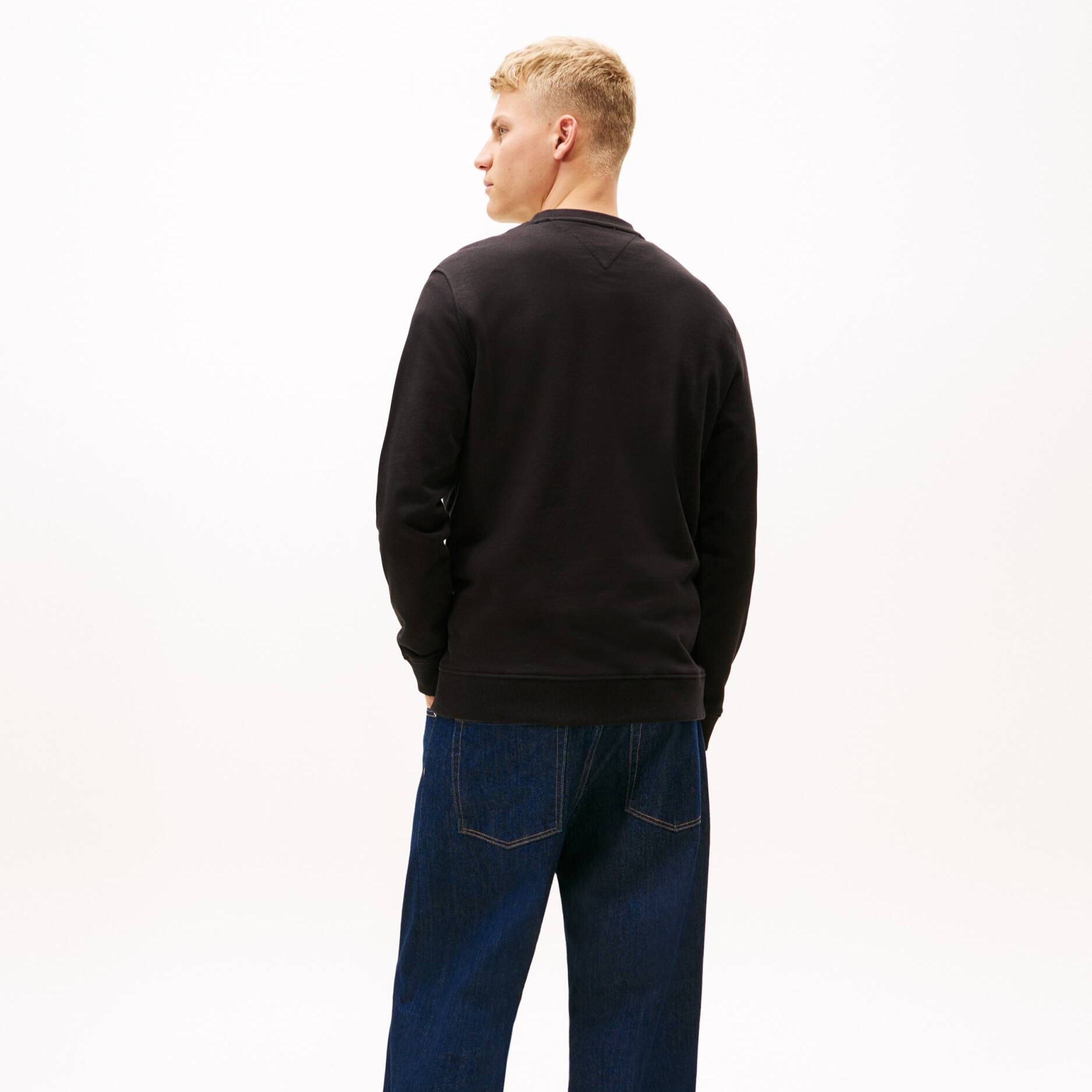 Φούτερ TJM REG big flag Black Tommy jeans