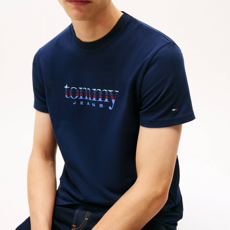 T-shirt TJM entry dna ss Blue Tommy jeans