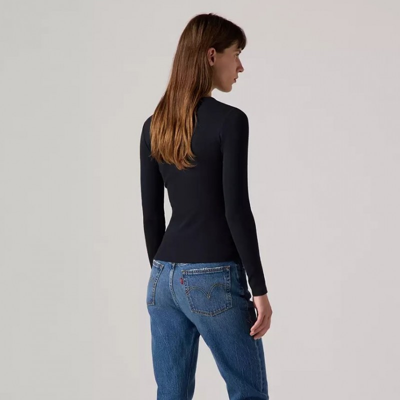 Μπλούζα με μακρύ μανίκι Hayes ls tee Black Levi's