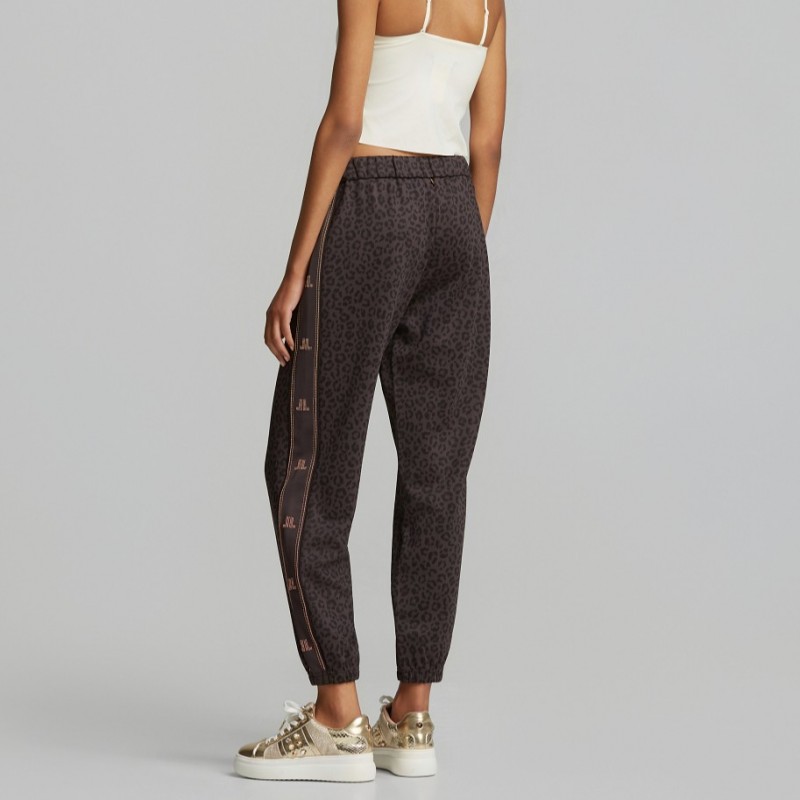 Παντελόνι φόρμας animal print Grey Lynne