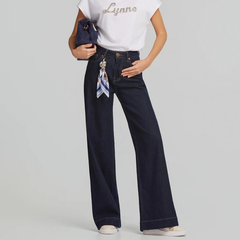 Παντελόνι τζίν ψηλόμεσο Blue Lynne