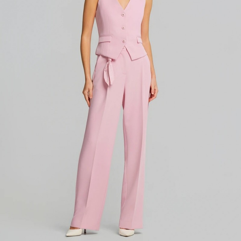 Παντελόνι με φουλάρι Pink Lynne