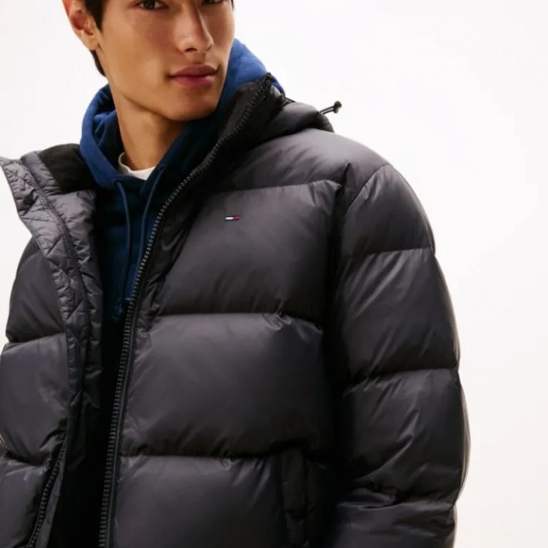 Μπουφάν TJM Essential down jacket Black Tommy jeans