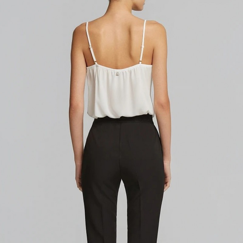 Μπλούζα lingerie με δαντέλα White Lynne