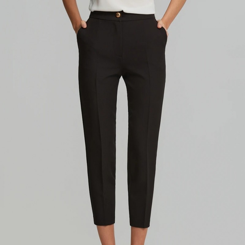 Παντελόνι στενό με λάστιχο Black Lynne