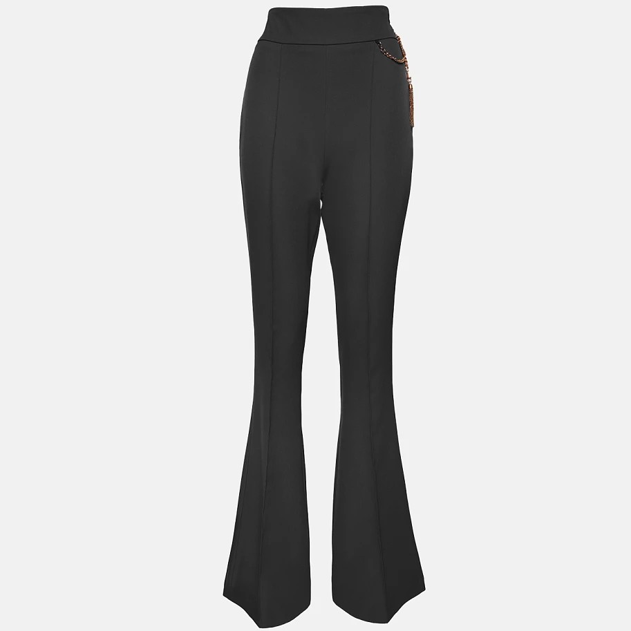 Παντελόνι καμπάνα με αλυσίδα Black Lynne