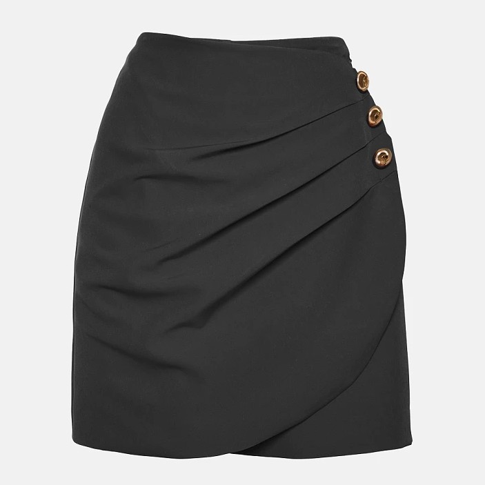 Σκορτς με πιέτες Black Lynne