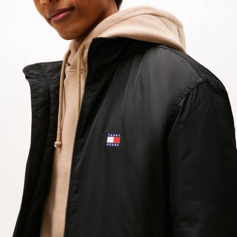 Μπουφάν TJM Essential padded jacket Black Tommy jeans
