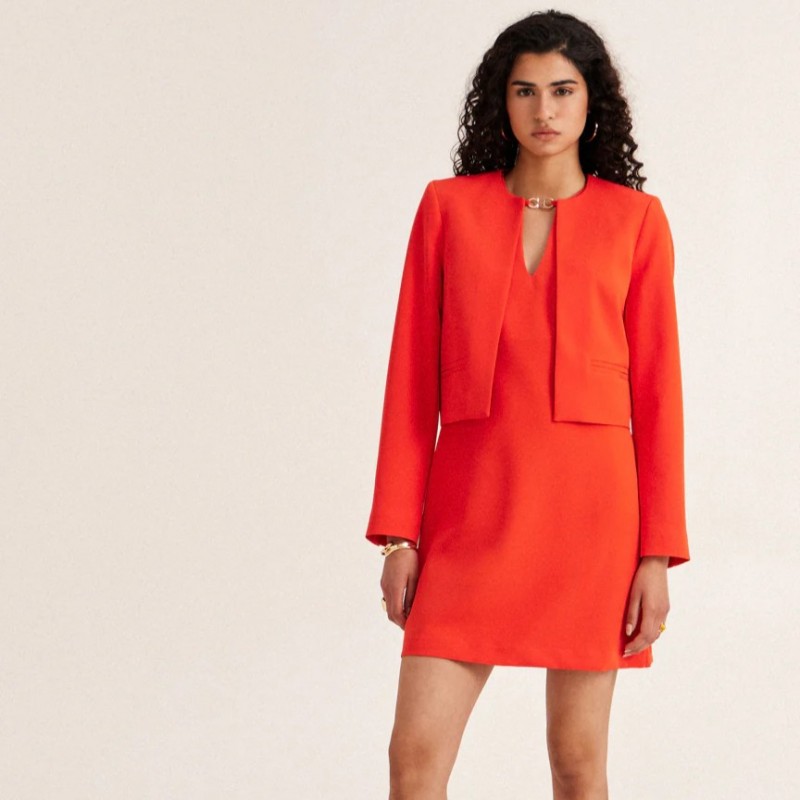 Σακάκι κοντό Carlina Red Enzzo