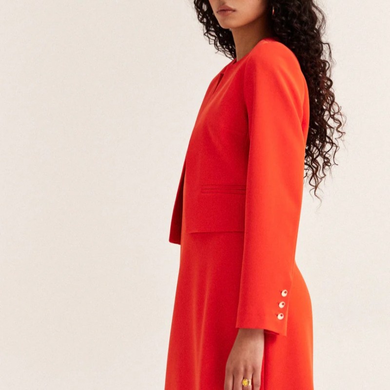 Σακάκι κοντό Carlina Red Enzzo