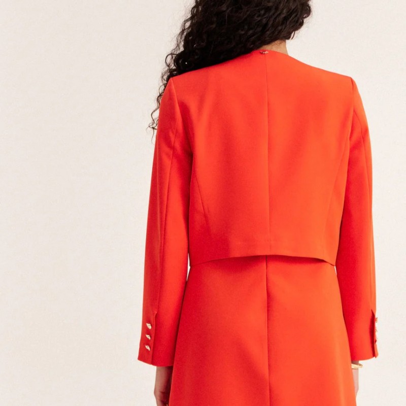 Σακάκι κοντό Carlina Red Enzzo