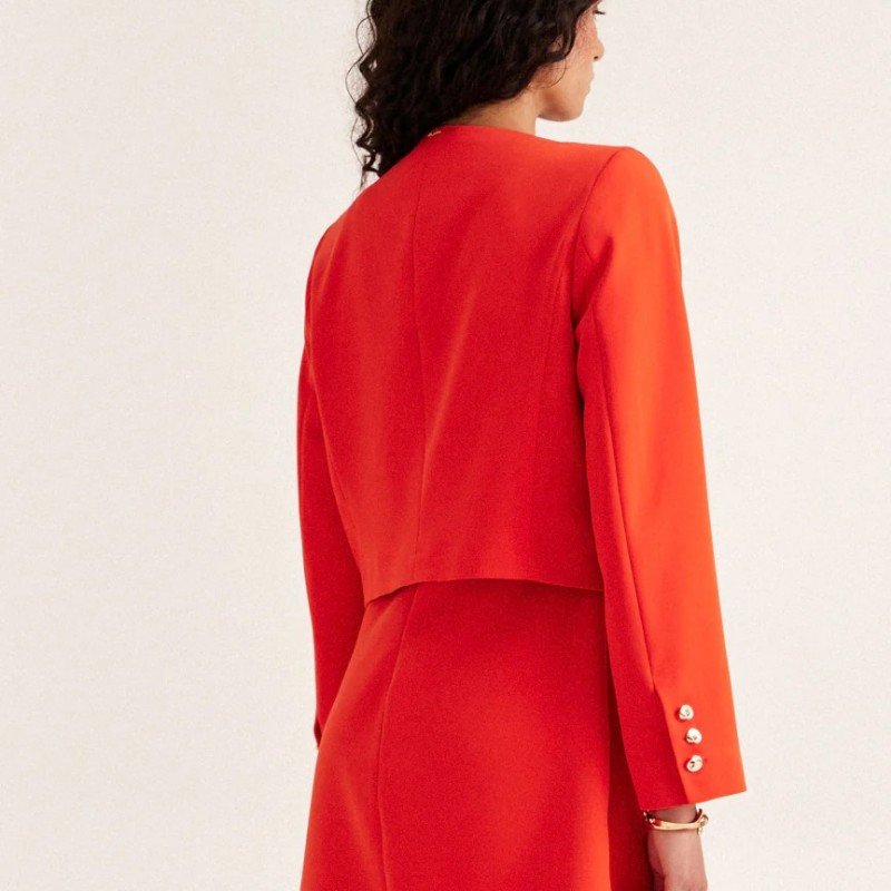 Σακάκι κοντό Carlina Red Enzzo