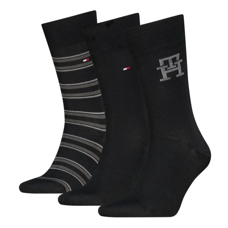 Κάλτσες 3pack giftbox monogram Black Tommy jeans