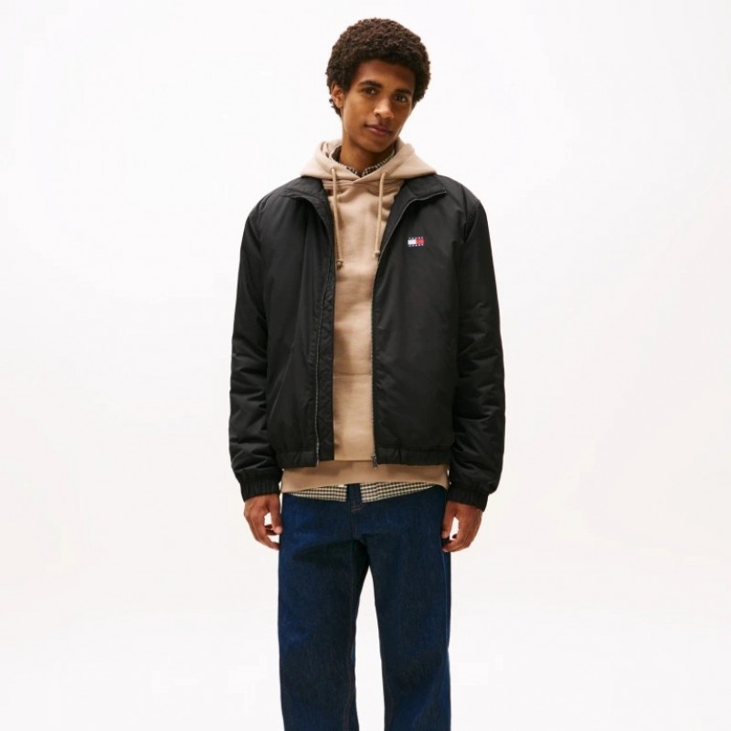 Μπουφάν TJM Essential padded jacket Black Tommy jeans