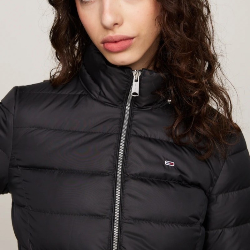 Μπουφάν με Γούνα Στην Κουκούλα Basic hooded down Black Tommy jeans