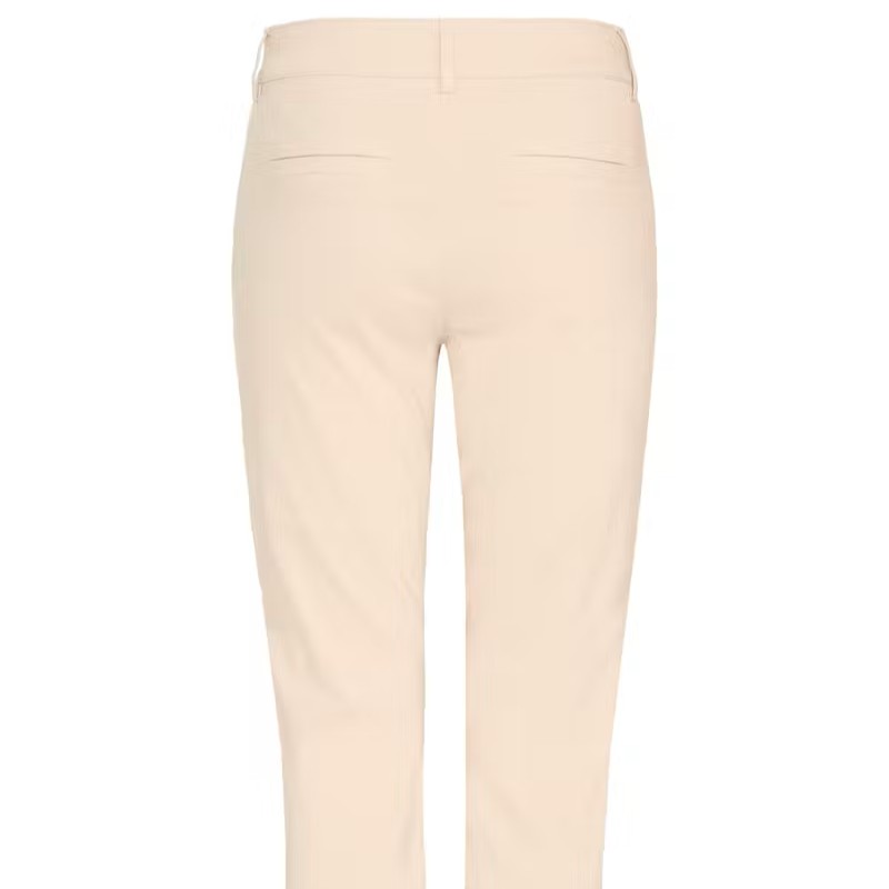 Παντελόνι σε στενή γραμμή Bydixi Beige B.Young