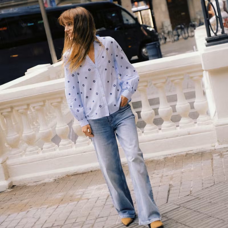 Πουκάμισο straight Byfabienne Ciel B.Young