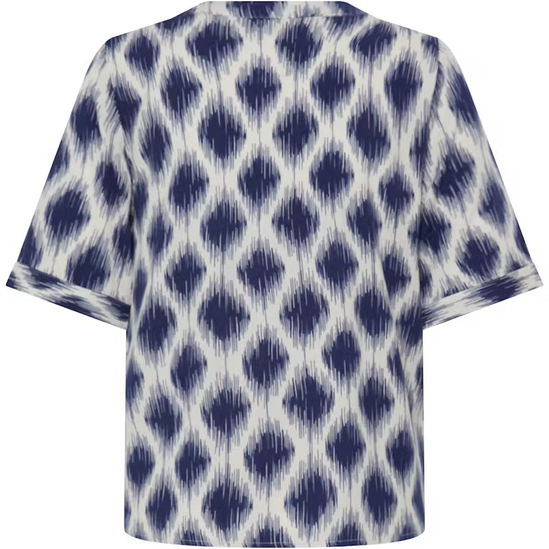 Μπλούζα με κοντό μανίκι και κουμπιά Bymmjoella Blue B.Young