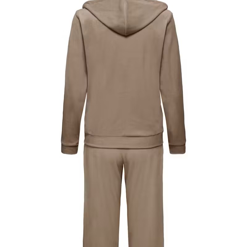 Σέτ ζακέτα και παντελόνι βελούδινο Bymitza Brown Walnut B.young