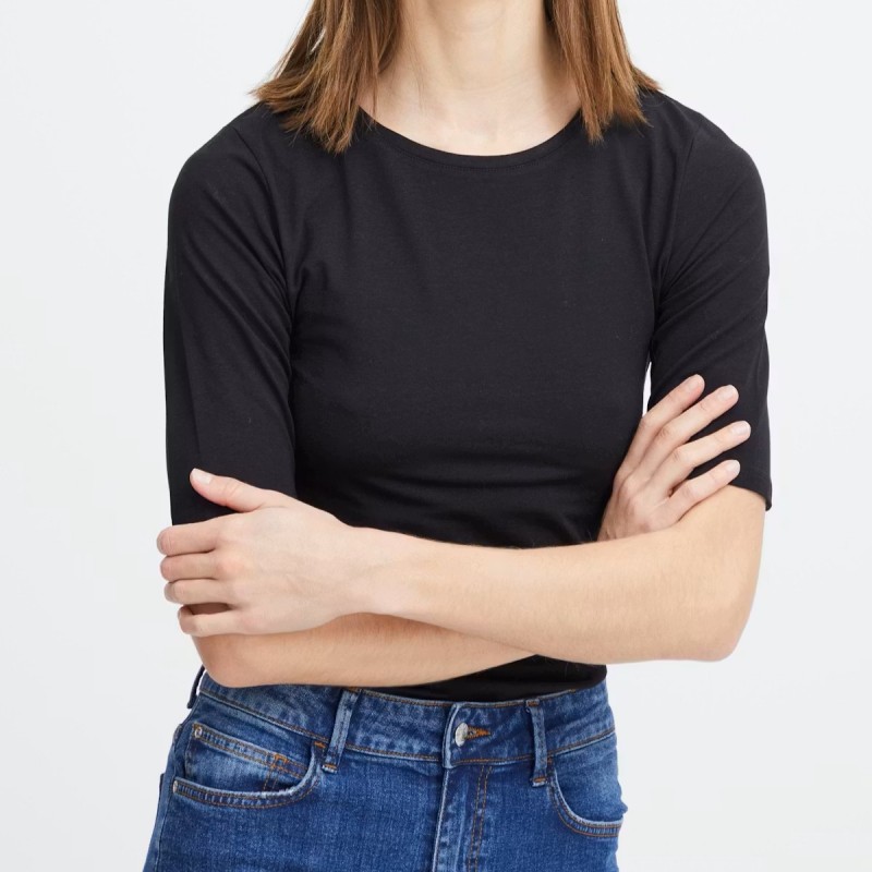 Μπλούζα με κοντό μανίκι Bypamila Black B.Young