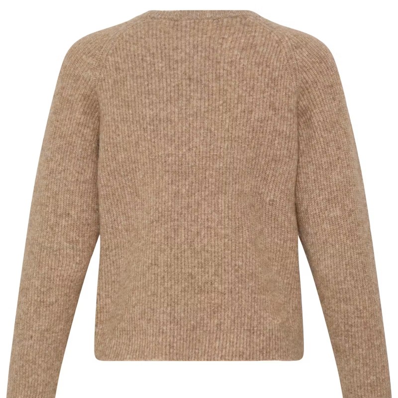 Πουλόβερ γυναικείο πλεκτό Byotaja Beige B.young