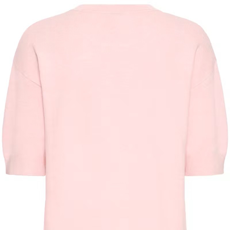 Μπλούζα με κοντό μανίκι πλεκτή Bymmorla Pink B.Young