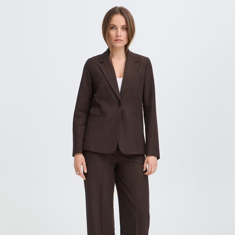 Σακάκι μεσάτο Bydanta cl blazer2 Brown B.young 