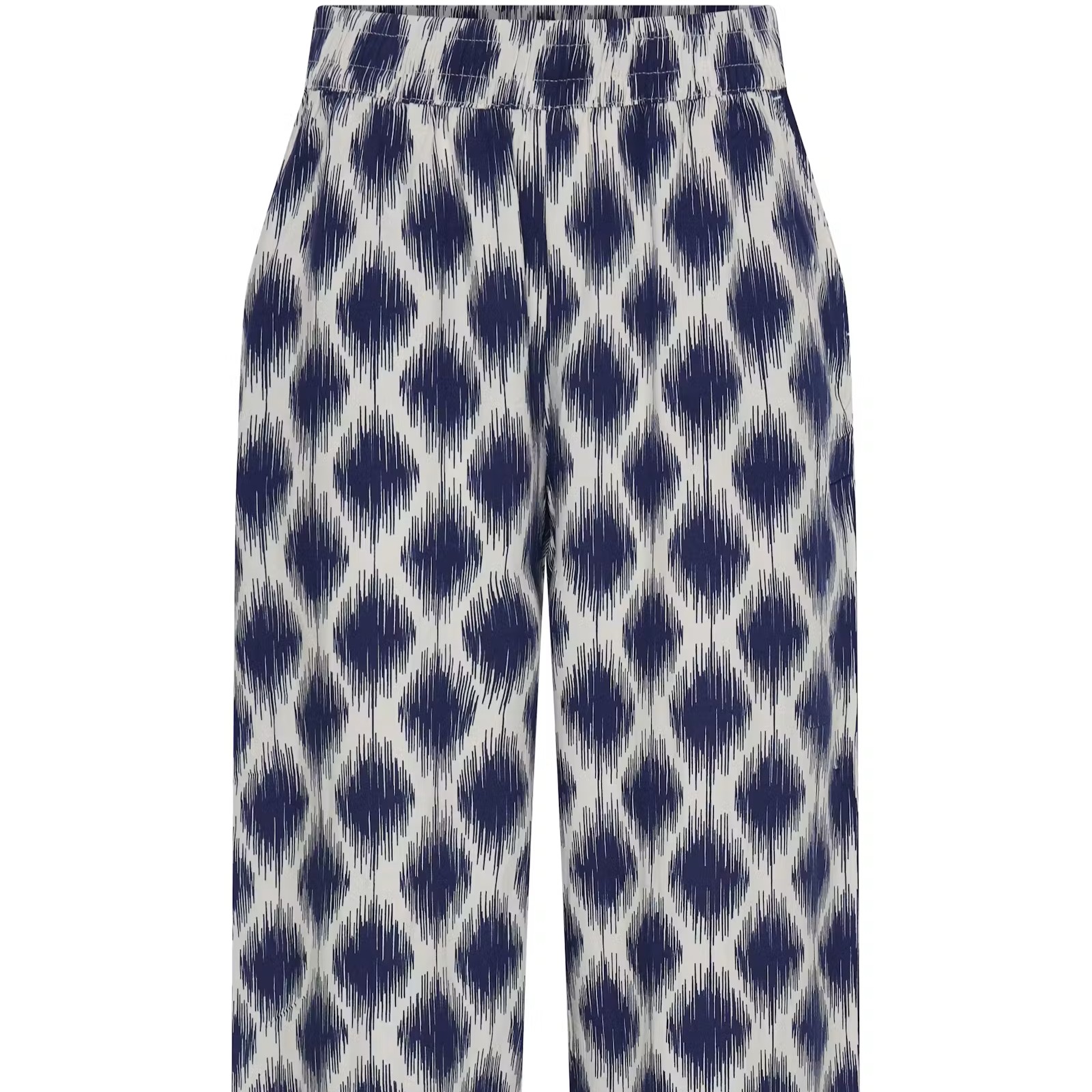 Παντελόνι κρόπ wide leg Bymmjoella Blue B.Young