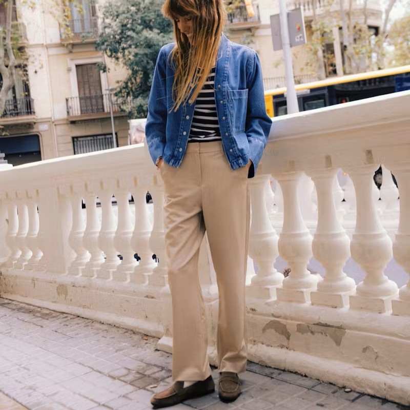 Μπλούζα με κοντό μανίκι Bypamila oneck Blue B.Young