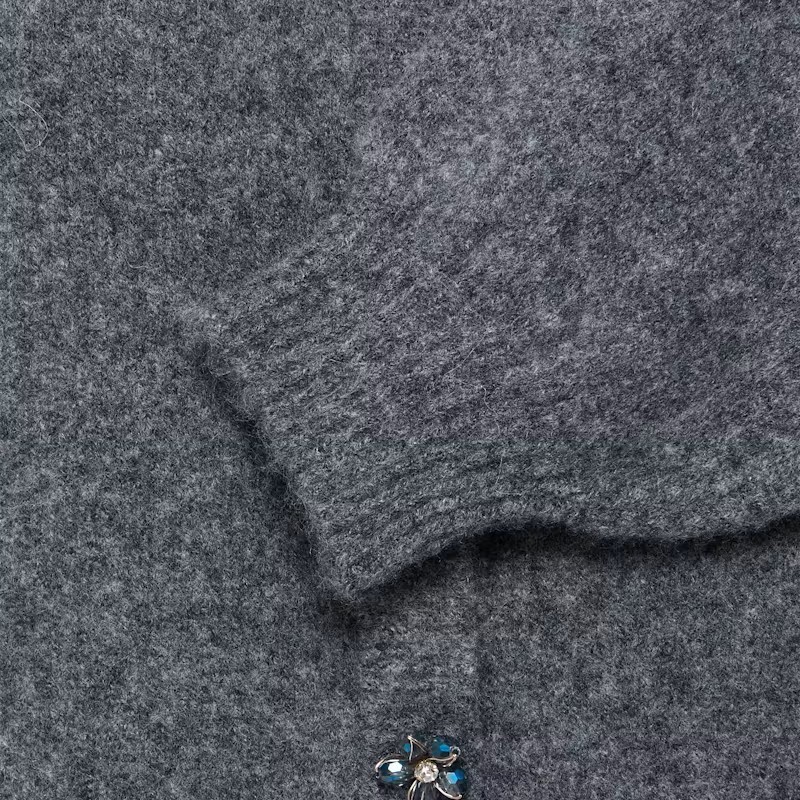 Ζακέτα με κουμπιά Byomea deco Grey B.young