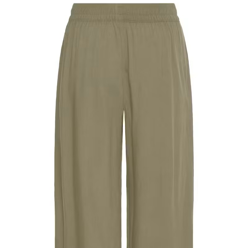 Παντελόνι κρόπ wide leg Bymmjoella Chaki B.Young