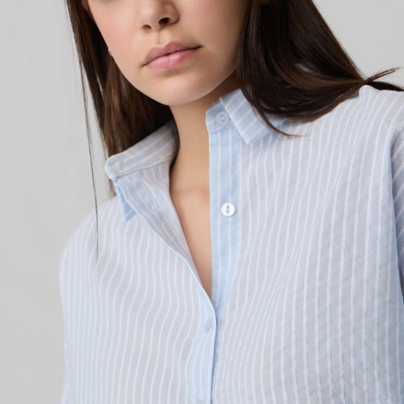 Πουκάμισο μακρυμάνικο ριγέ Ciel Fullah sugah