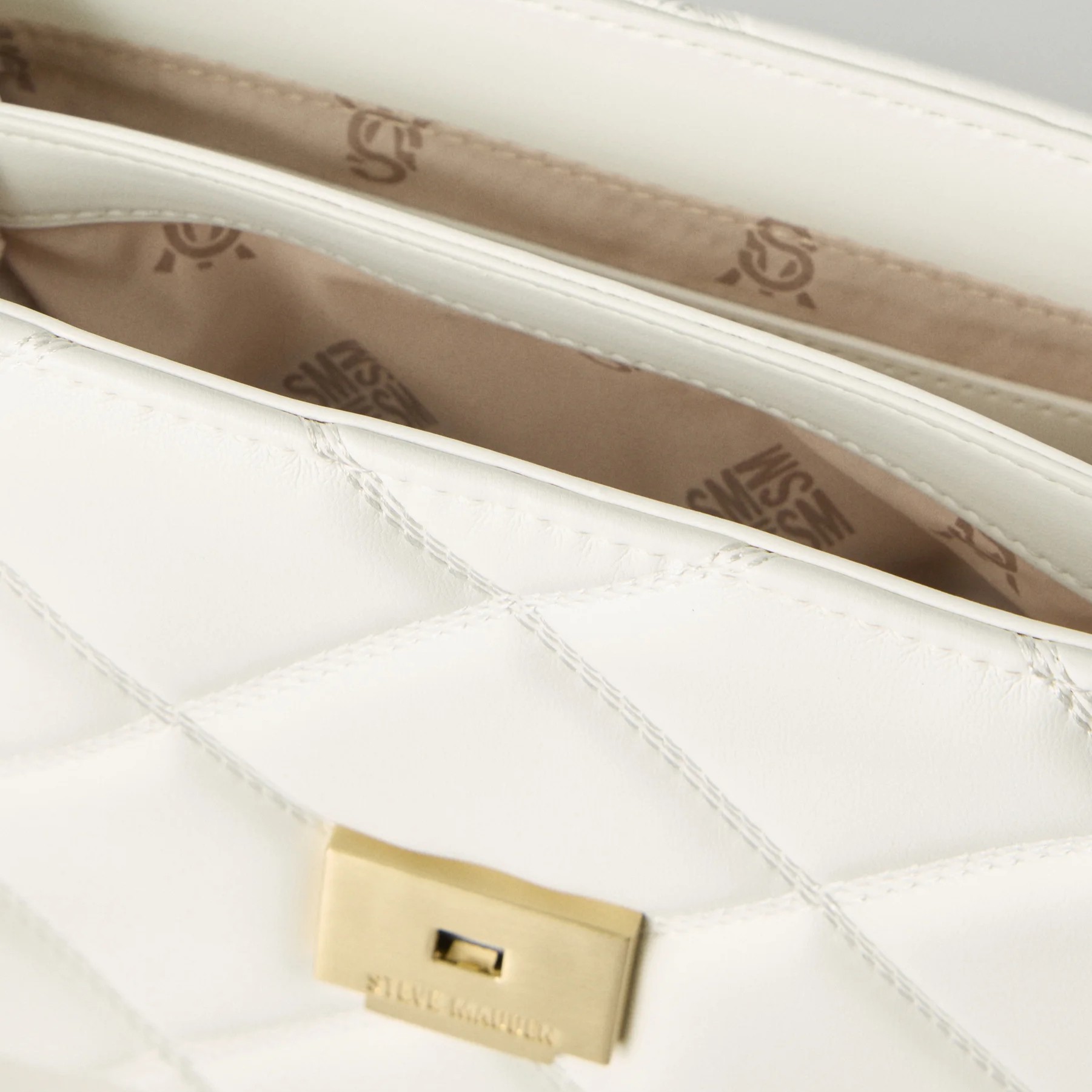 Τσάντα ώμου cross body Bvolturi White Steve Madden