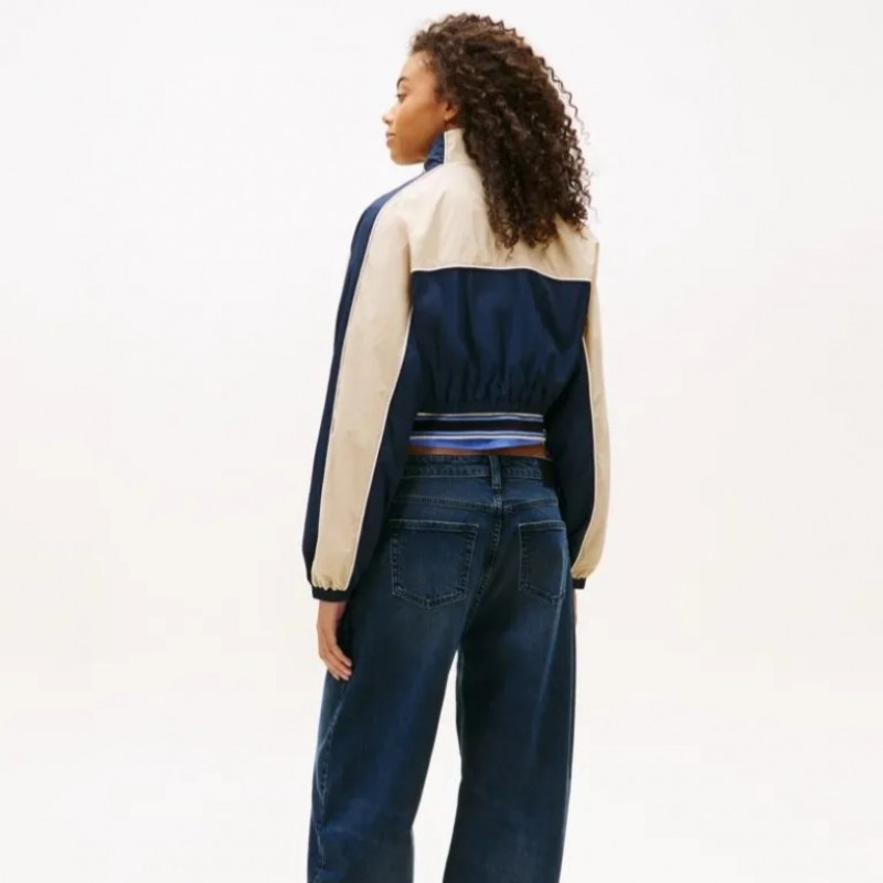 Μπουφάν TJW Nylon piping Blue Tommy jeans