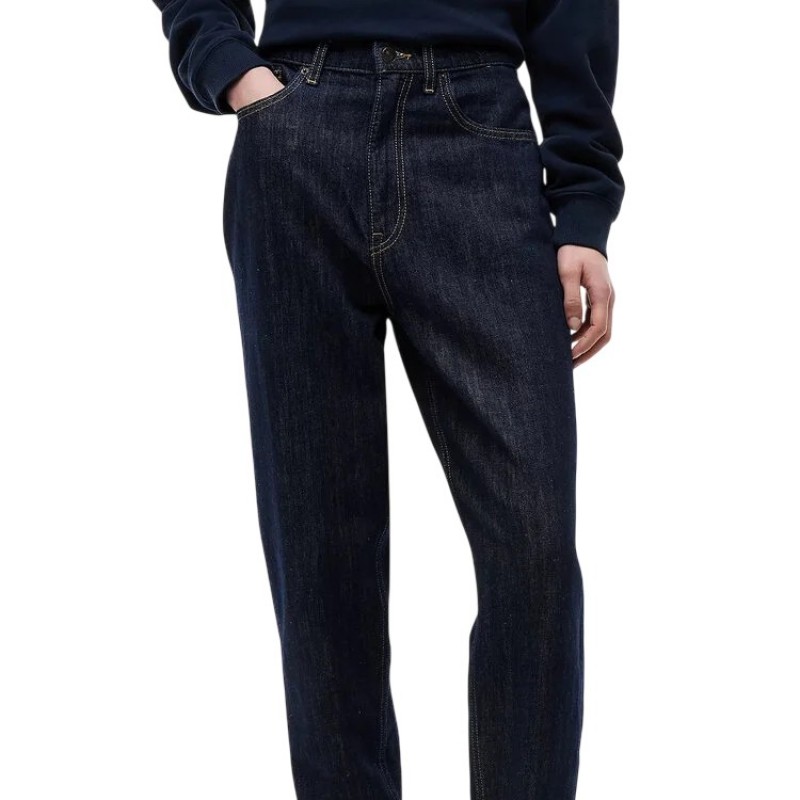 Παντελόνι τζίν Mom Jean Uhr Trp CJ5056 Dark Blue Tommy Jeans