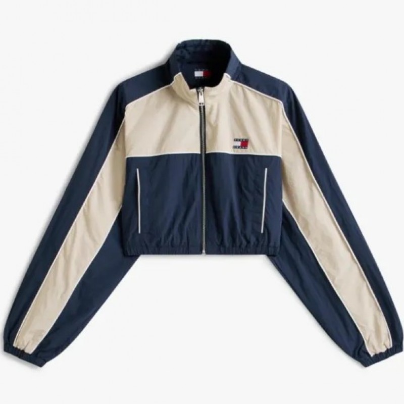 Μπουφάν TJW Nylon piping Blue Tommy jeans