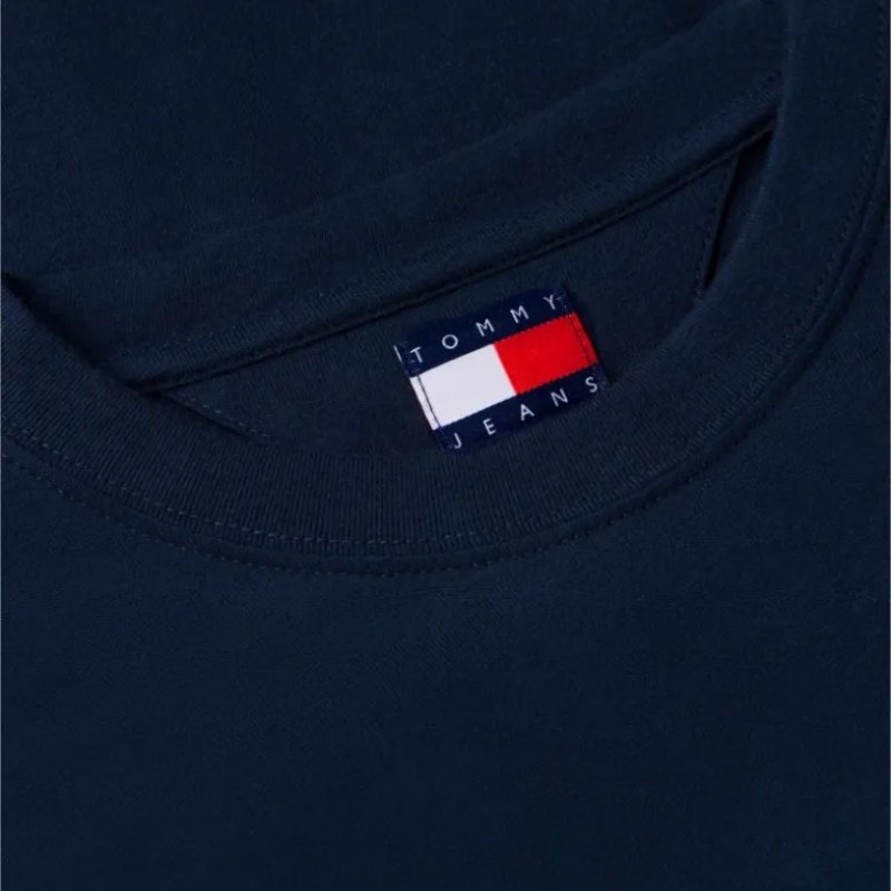 Μπλούζα με κοντό μανίκι TJM Reg flag ss tee Blue Tommy jeans