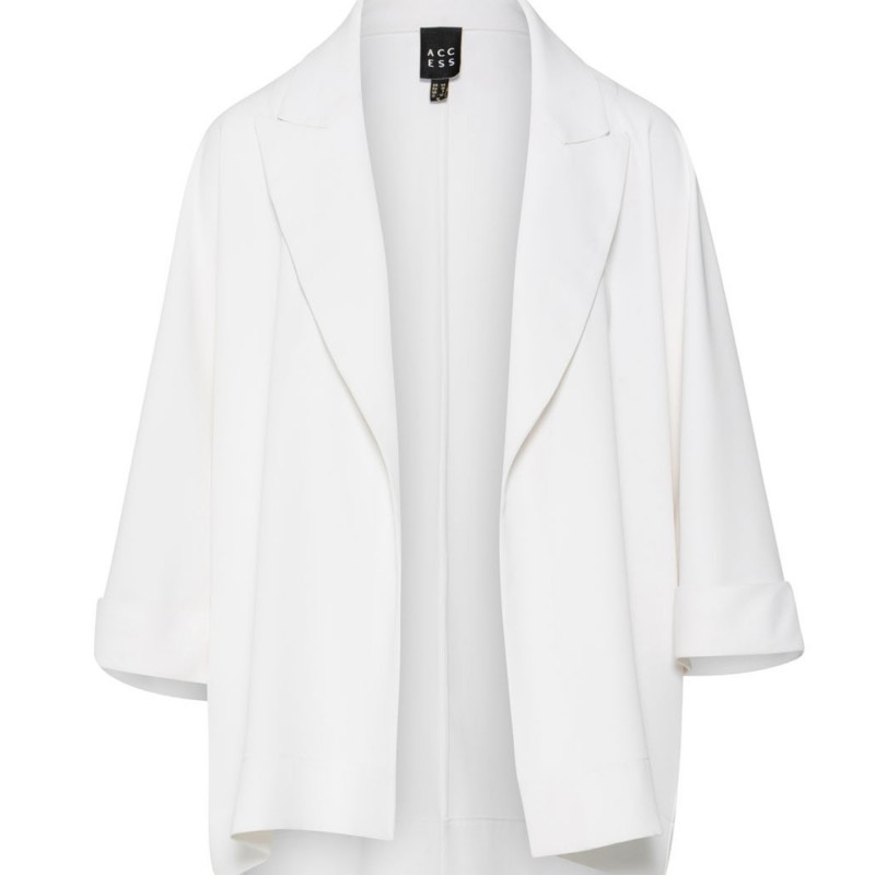 Σακάκι oversized χωρίς κουμπιά White Access