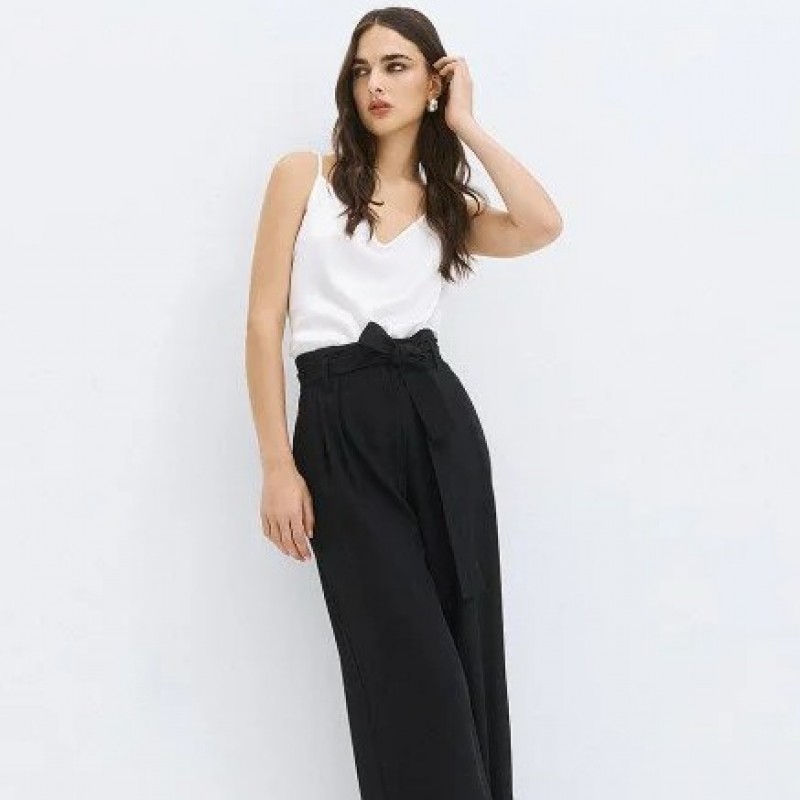 Τόπ με τιράντες σατινέ White Access